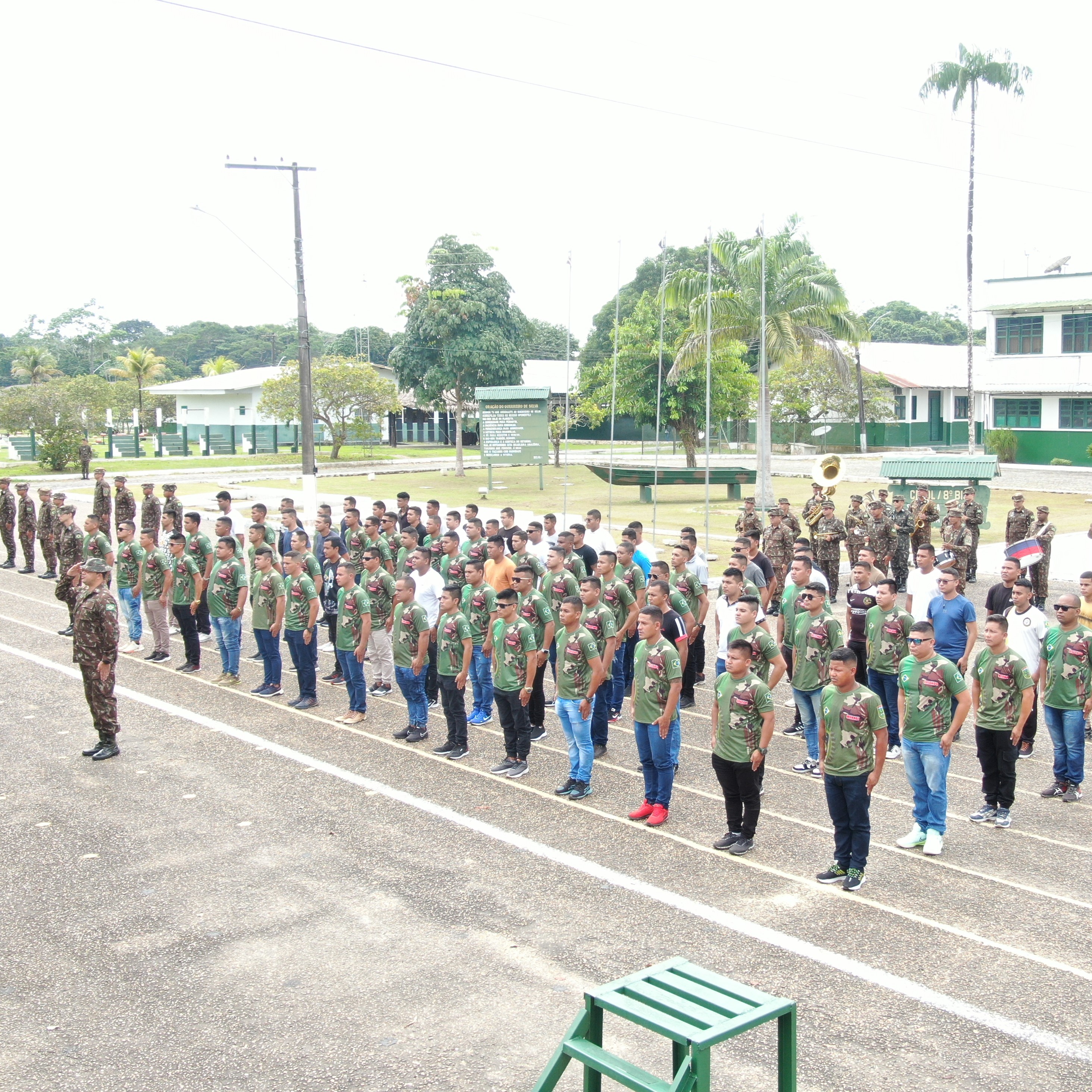 Formatura de licenciamento de militares do efetivo profissional